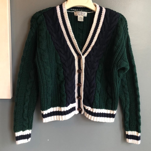 Global Casuals Sweaters - Vintage 90’s crop cardigan